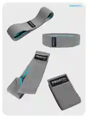 Резинка для фитнеса, PROIRON, ленточная, тканевая, 76х8 см, 18-22 кг, серая