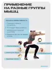 Резинка для фитнеса, PROIRON, ленточная, тканевая, 76х8 см, 18-22 кг, серая