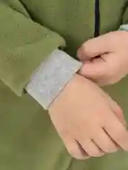 Хаки флисовый комбинезон для мальчика, Утенок