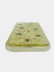 Золотой чехол с принтом и блёстками для iPhone 7 / 8 / X