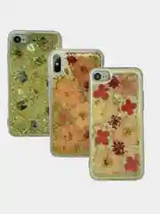 Чехол с принтом и блёстками для iPhone 7 / 8 / X