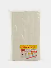 Панели для стен / стеновые панели 3D самоклеящиеся, белые, 10шт, 70х77см, DASWERK, 607988