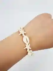 Браслет из ракушек, mermaid сore,  браслет на руку, браслет на ногу ракушки