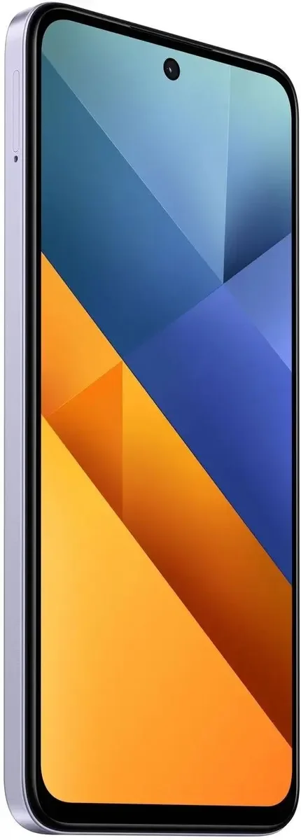 Серебряный смартфон POCO M6, 8/256 GB