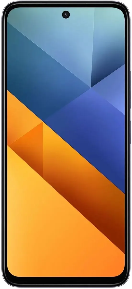 Серебряный смартфон POCO M6, 8/256 GB