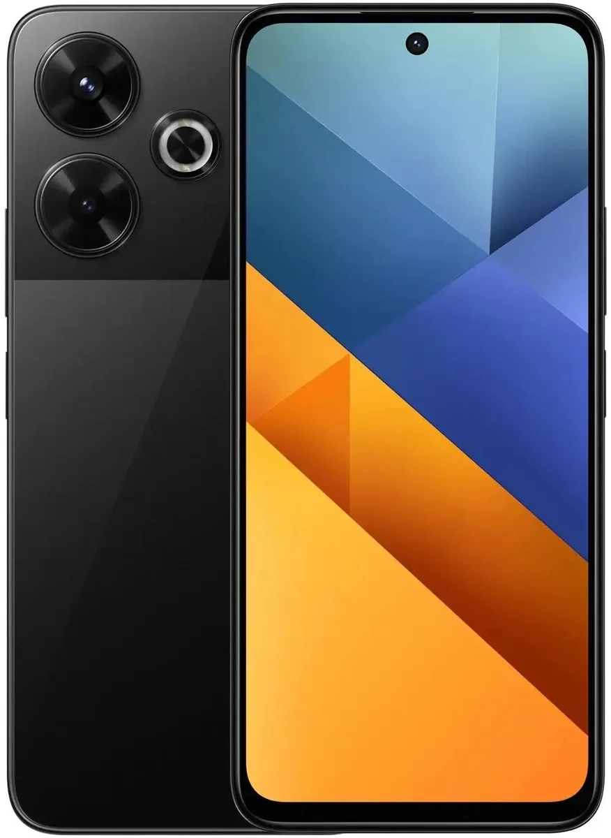 Черный смартфон POCO M6, 8/256 GB