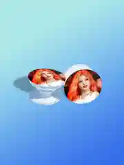 Бирюзовый прозрачные попсокеты "K-POP", ENHYPEN, STRAY KIDS, ATEEZ