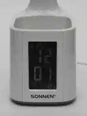 Лампа настольная Sonnen, 238234, светильник светодиодный led 5 Вт на подставке, lcd экран