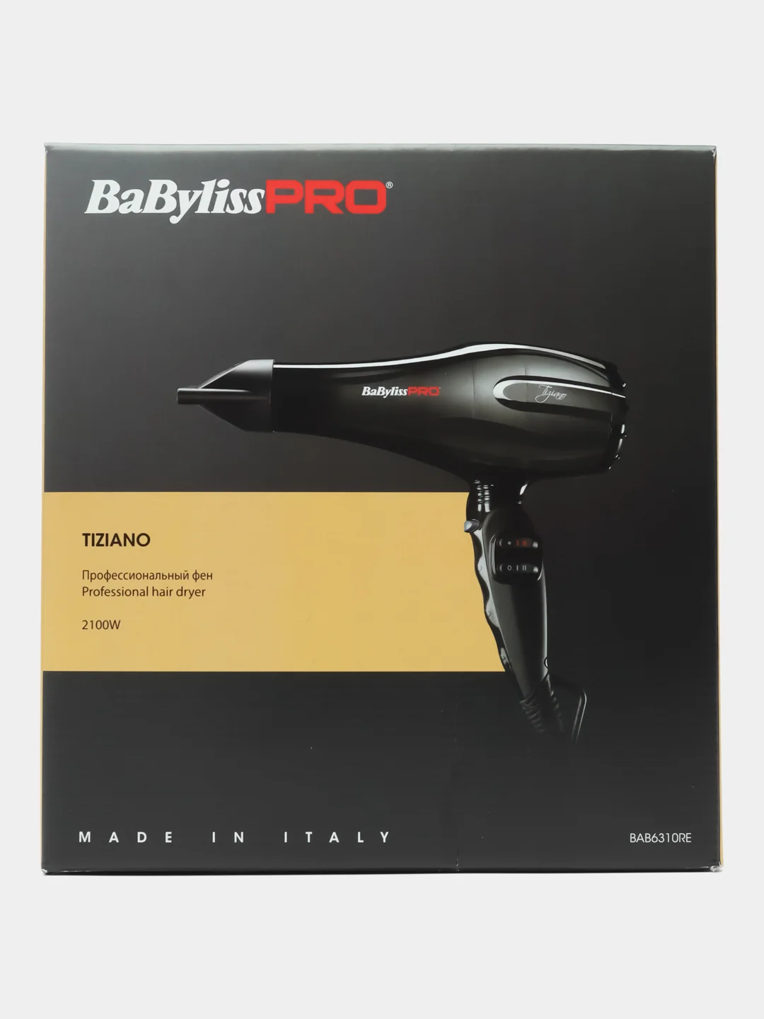 Профессиональный фен для сушки и укладки волос BaByliss PRO Tiziano BAB6310RE