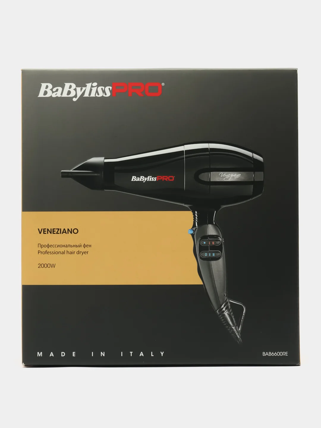 Профессиональный фен для сушки и укладки волос BaByliss PRO Veneziano BAB6510IRE