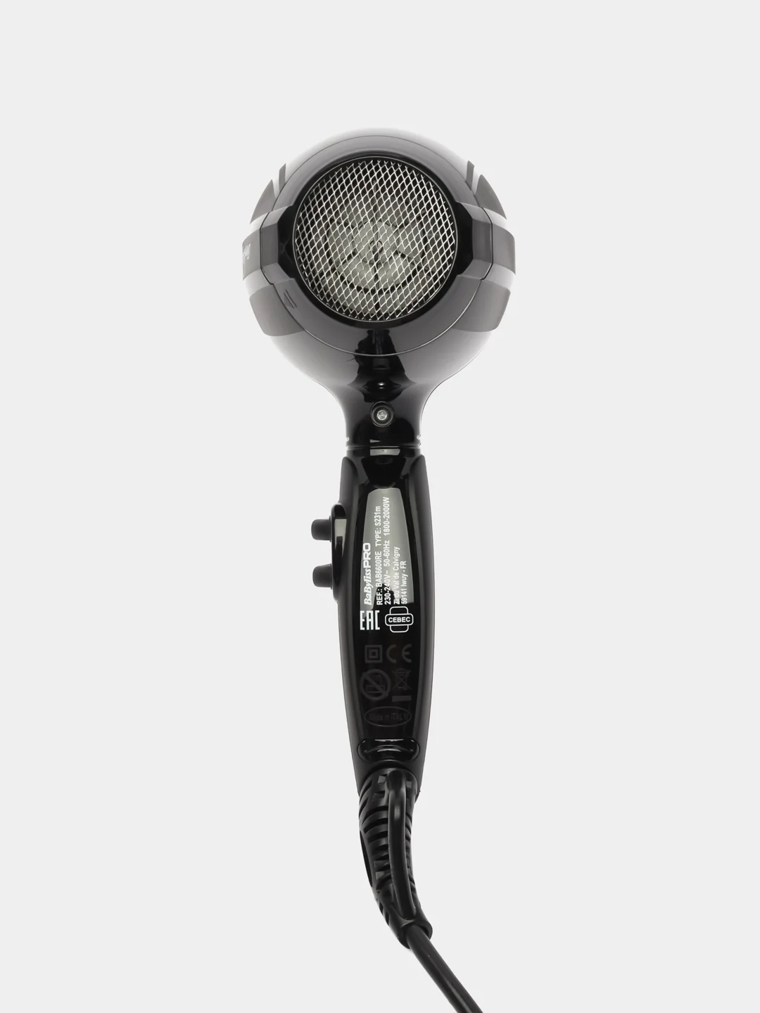 Профессиональный фен для сушки и укладки волос BaByliss PRO Veneziano BAB6510IRE