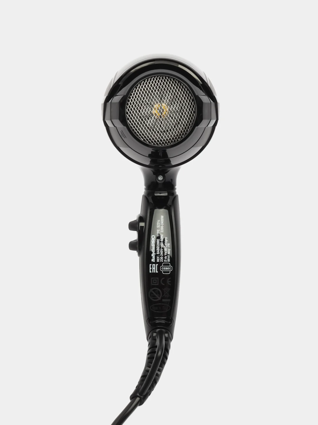 Профессиональный фен для сушки и укладки волос BaByliss PRO Caruso BAB6520RE