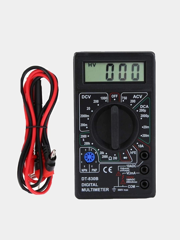 Мультиметр цифровой DT-830B, тестер