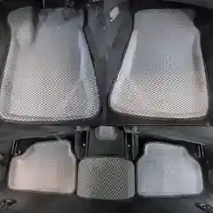 Черный автомобильные коврики Ева с 3D бортами на Лада Гранта/Калина/Датсун,PRESS CITY-3D