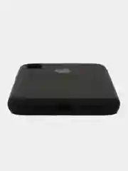 Черный чехол силиконовый для iPhone (Айфон) 11, 12, 13, 14, 15, XR, XS, X, XR, Mini, Plus, Pro Max