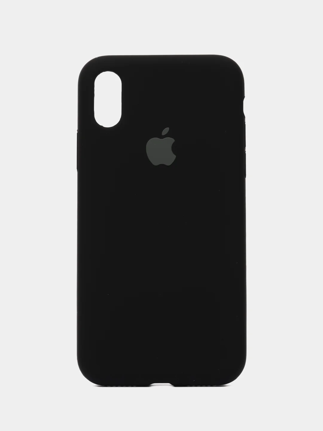 Черный чехол силиконовый для iPhone (Айфон) 11, 12, 13, 14, 15, XR, XS, X, XR, Mini, Plus, Pro Max