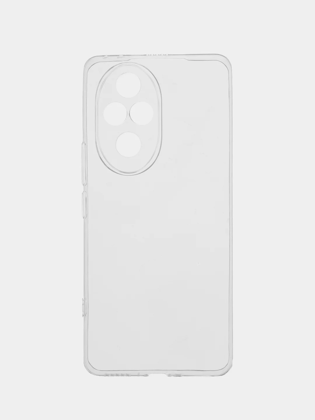 Прозрачный силиконовый чехол на Honor 200 Pro / Хонор 200 Про прозрачный, с принтом, защита камеры