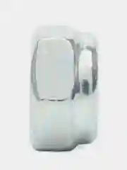 Гайка СТРОЙБАТ, со стопорным кольцом, DIN985, оцинкованная, М6, 14 шт