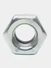 Гайка СТРОЙБАТ, со стопорным кольцом, DIN985, оцинкованная, М6, 14 шт
