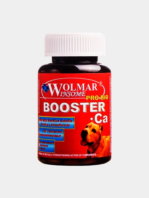 Мультикомплекс ВОЛМАР Pro Bio BOOSTER Ca для щенков и собак, таблетки, № 180