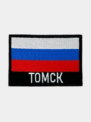 Шеврон нашивка на одежду Томск Флаг РФ