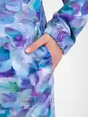 Лазурный платье женское мусульманское длинное, Lilians