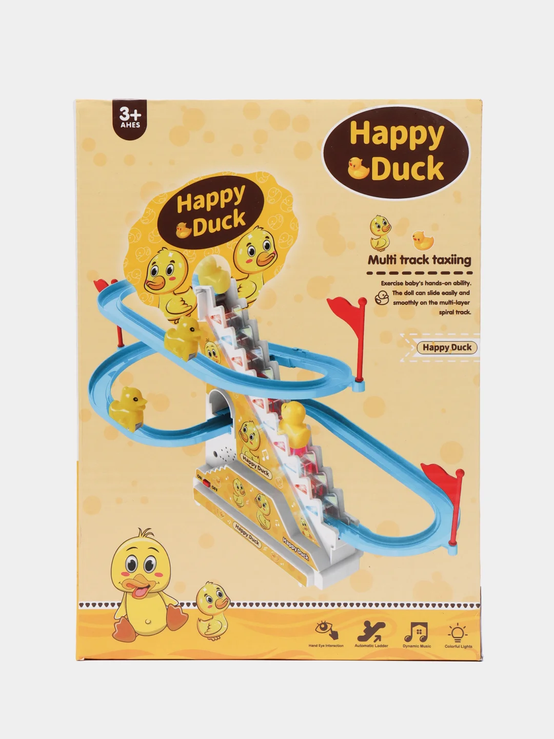 Развивающая музыкальная игрушка для детей Small Duck, настольная игра Уточки на лестнице
