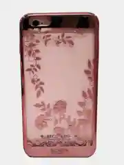 Розовый пластиковый чехол с принтом для iPhone 6 Plus / 6S Plus