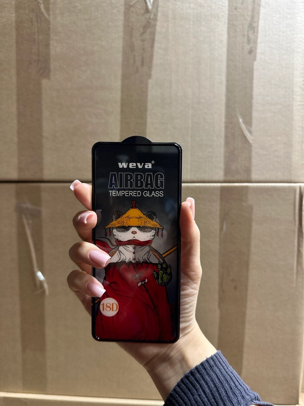 Защитное стекло 18D Infinix Hot 40 / 40 Pro (Инфиникс Хот 40), с силиконовыми бортиками