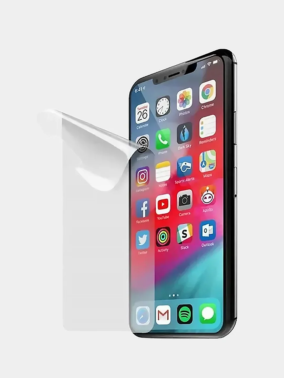 Гидрогелевая защитная плёнка для iPhone 6, 6S, 7 8 Plus, SE, X, XS, XR, XS Max, 11 Pro Max