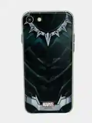Черный силиконовый чехол Marvel для iPhone 7/8