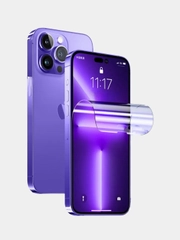 Гидрогелевая защитная плёнка для iPhone 12, 13, 14, 15 Mini Plus Pro Max, не стекло