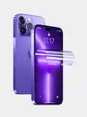 Гидрогелевая защитная плёнка для iPhone 12, 13, 14, 15 Mini Plus Pro Max, не стекло