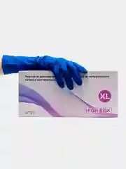 Перчатки Top Glove High Risk особо прочные латекс. неопудренные, текстурные, XL, 50 шт,16г