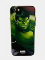 Зеленый силиконовый чехол Marvel для iPhone 7/8