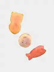 Запеченное лакомство Инаба Якимиксу Cо вкусом кацуобуси, куриного бульона и кальмара, 25г