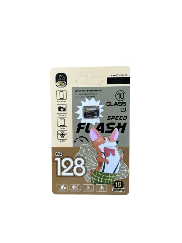 Карта памяти MicroSDHC 128 Гб 10 класс
