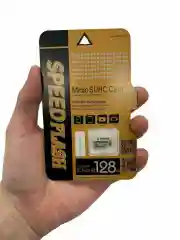 Карта памяти MicroSDHC 128 Гб 10 класс