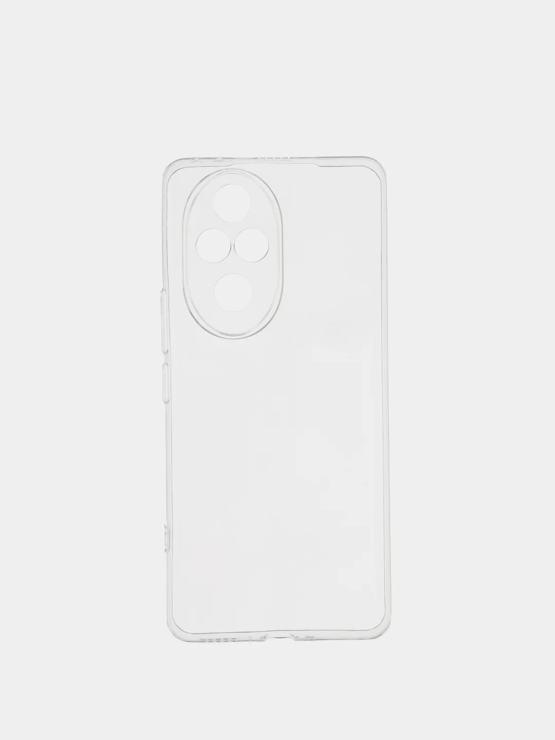 Прозрачный силиконовый чехол на Honor 200 Pro / Хонор 200 Про прозрачный, с принтом, защита камеры