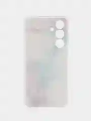 Ледяной чехол на Samsung Galaxy S24 FE 5G / Самсунг S24 FE прозрачный, с принтом, защита камеры