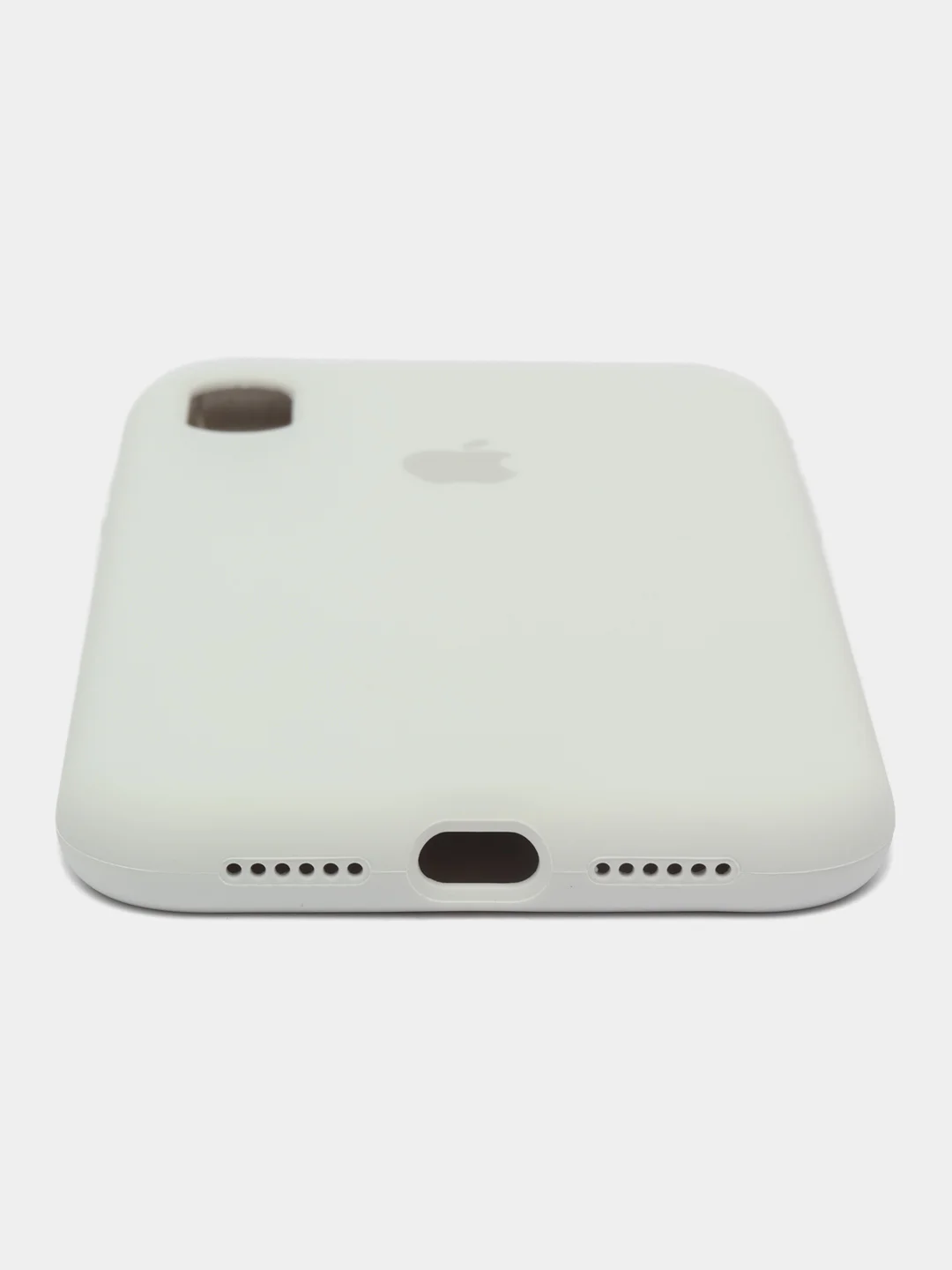 Белый чехол силиконовый для iPhone (Айфон) 11, 12, 13, 14, 15, XR, XS, X, XR, Mini, Plus, Pro Max