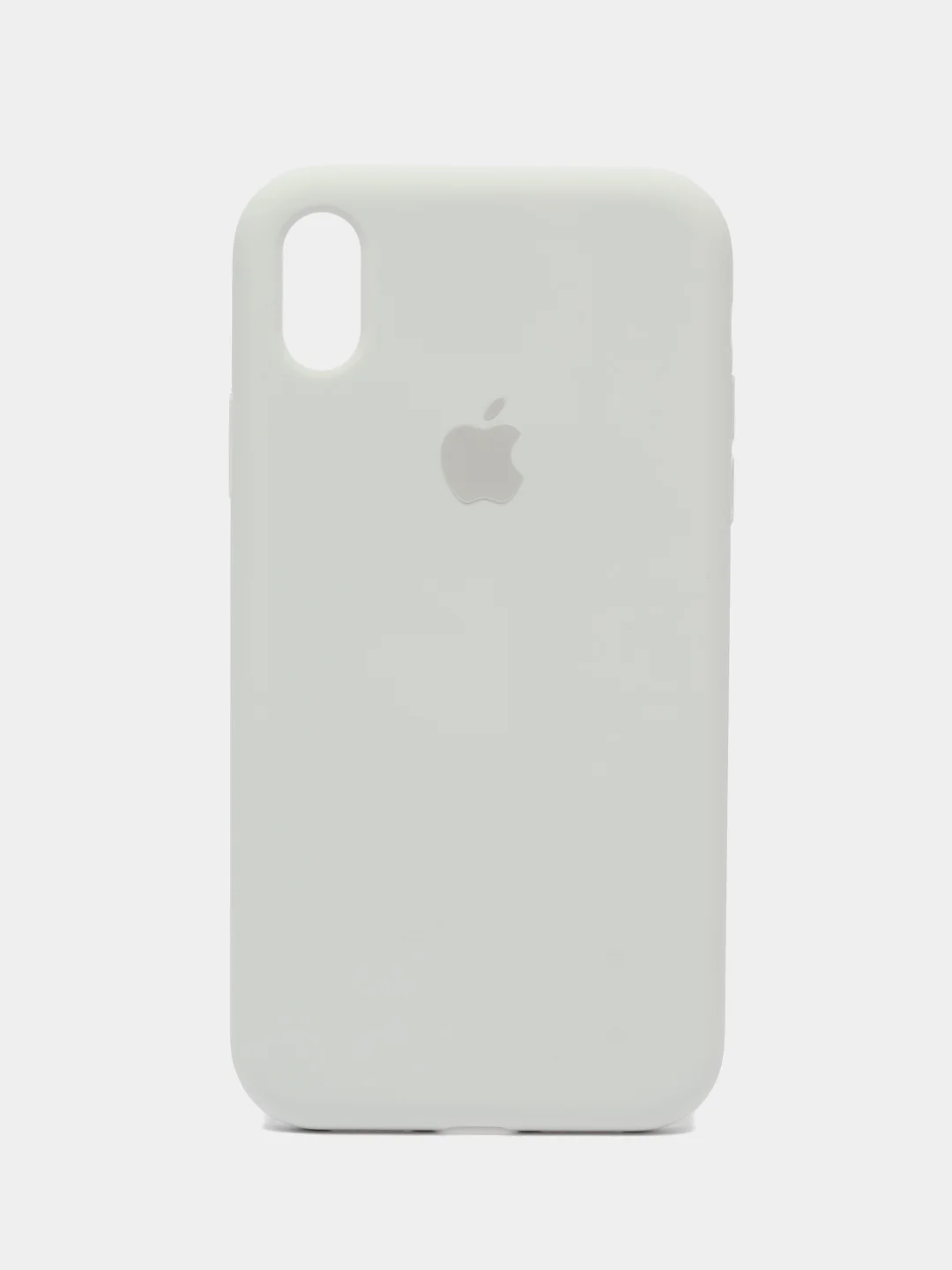 Белый чехол силиконовый для iPhone (Айфон) 11, 12, 13, 14, 15, XR, XS, X, XR, Mini, Plus, Pro Max