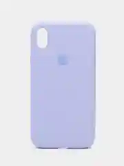 Лавандовый чехол силиконовый для iPhone (Айфон) 11, 12, 13, 14, 15, XR, XS, X, XR, Mini, Plus, Pro Max