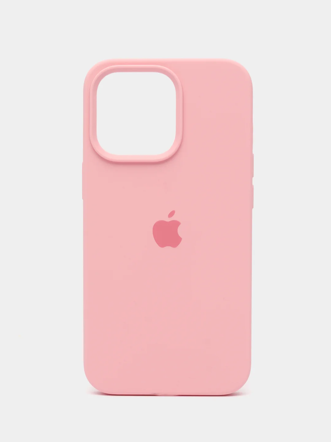 Розовый чехол силиконовый для iPhone (Айфон) 11, 12, 13, 14, 15, XR, XS, X, XR, Mini, Plus, Pro Max