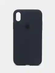 Темно-синий чехол силиконовый для iPhone (Айфон) 11, 12, 13, 14, 15, XR, XS, X, XR, Mini, Plus, Pro Max