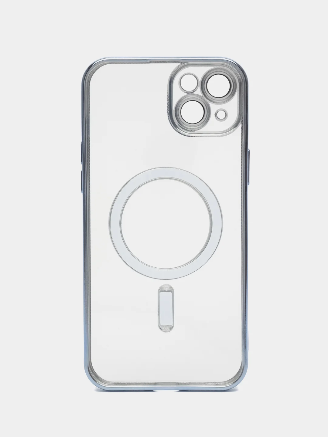 Небесно-голубой чехол MagSafe (Магсейф) силиконовый для iPhone 11, 12, 13, 14, 15, X/XS, XR, Pro, Pro Max, Plus