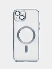 Небесно-голубой чехол MagSafe (Магсейф) силиконовый для iPhone 11, 12, 13, 14, 15, X/XS, XR, Pro, Pro Max, Plus