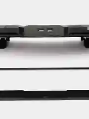 Охлаждающая подставка для ноутбука до 18", 6 вентиляторов, 2USB, регулировка наклона KS-is