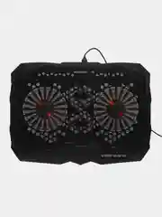 Охлаждающая подставка для ноутбука до 18", 4 вентилятора , 2 USB, красная подсветка