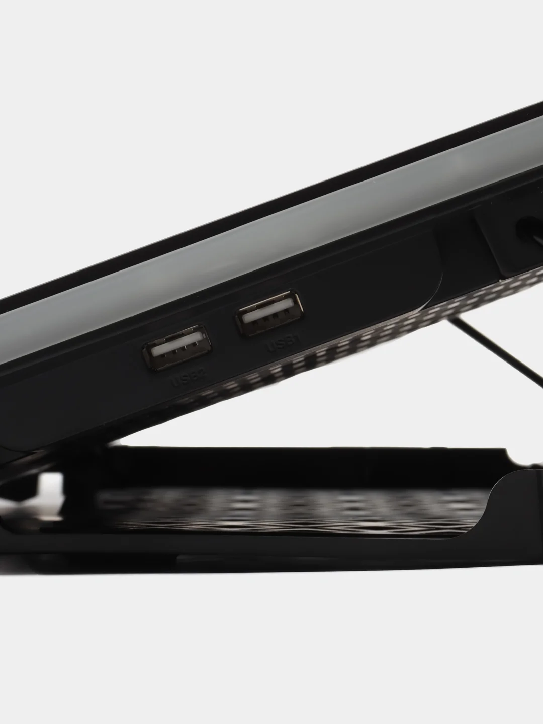 Охлаждающая подставка для ноутбука до 19", 9 вентиляторов, 2USB, регулировка наклона KS-IS